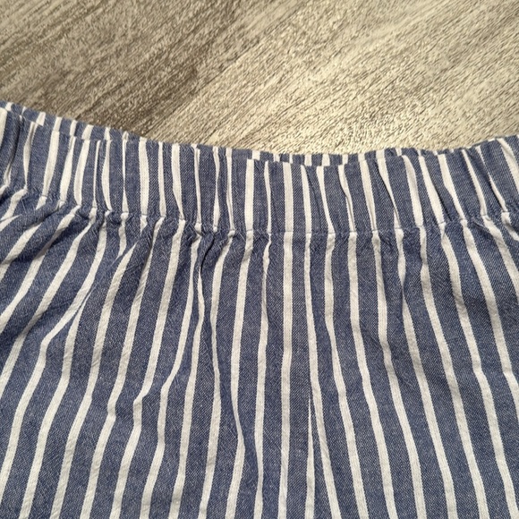 Reformation Striped Blue Women's Shorts - Picture 3 of 11